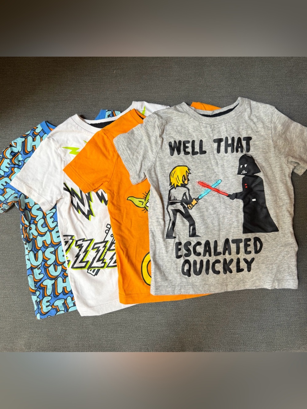BUNDLE: Boys Star Wars Tees (2T)